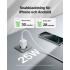 Belkin BoostCharge Compact 25W USB-C PD Fast Charging AC Charger for All iPhone 16 and iPhone 15 Models Samsung Galaxy S25, iPad, AirPods, and More - White